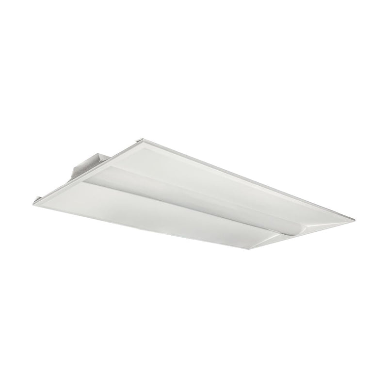 LED Troffer Fixture, Wattage Selectable, CCT Selectable, Lumens Selectable