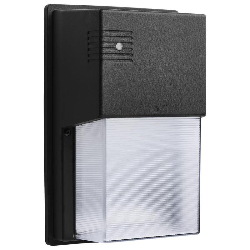 LED Entryway Wall Pack, 3k/4k/5k, Integrated by-passable photocell field selectable, 10W/15W/20W