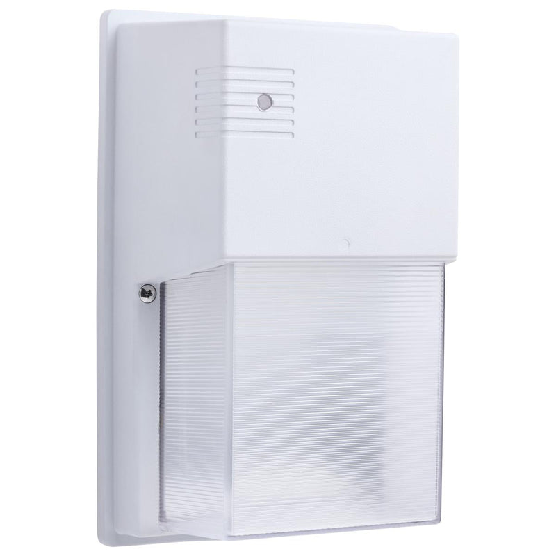 LED Entryway Wall Pack, 3k/4k/5k, Integrated by-passable photocell field selectable, 10W/15W/20W