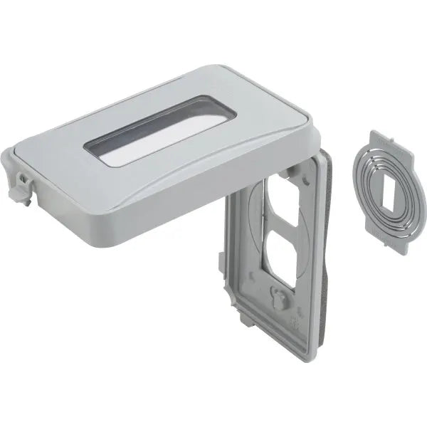 Taymac N3r Clear 1-Gang Weatherproof In-Use Outdoor Electrical Outlet Cover