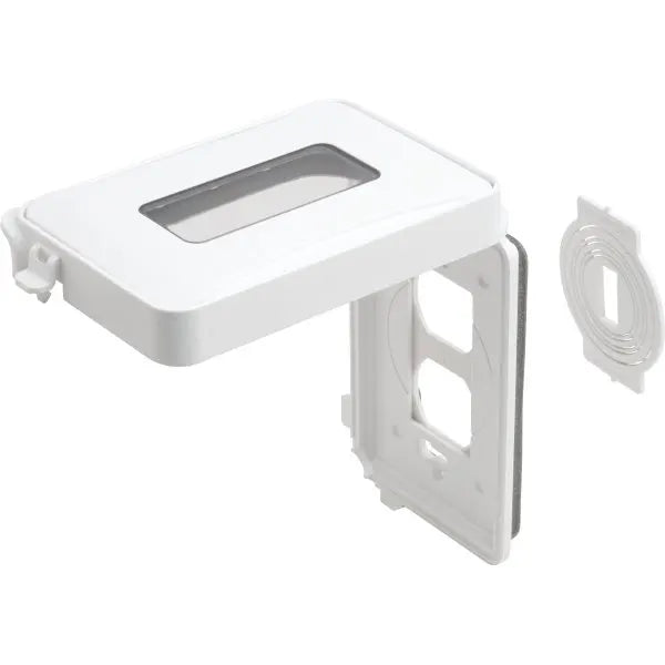 Expandable While In Use Cover Taymac 1-Gang Expandable In-Use Weatherproof Cover (White) — My Store