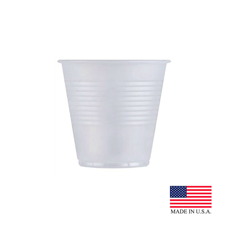 Translucent 5 oz. High Impact Polystyrene Cold Cup 25/100 cs