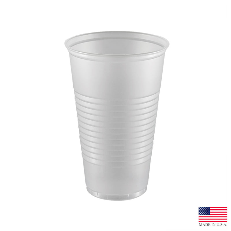 Translucent 16 oz. Tall High Impact Polystyrene Cold Cup 20/50 cs