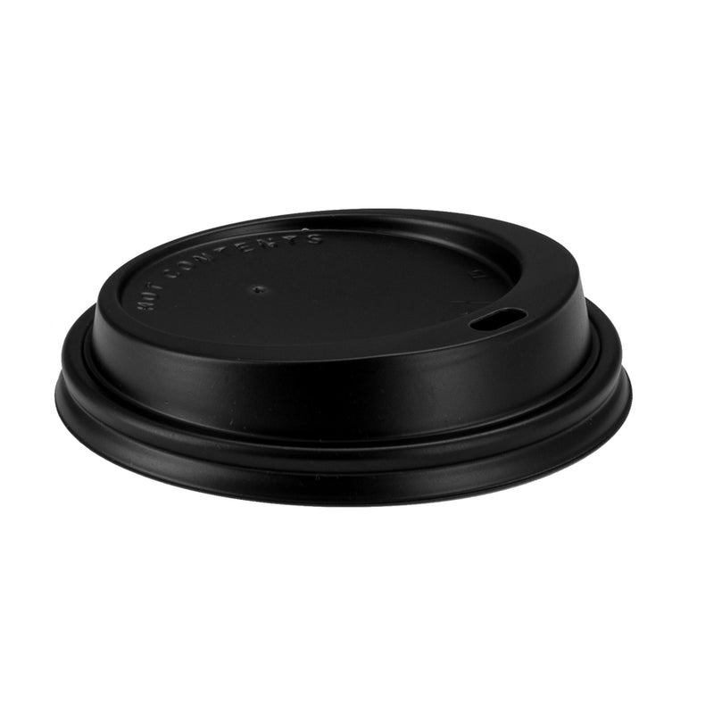 Black 10-16 oz. Traveler Dome Lid w/Sip Hole for Fresh Cup 20/50 cs