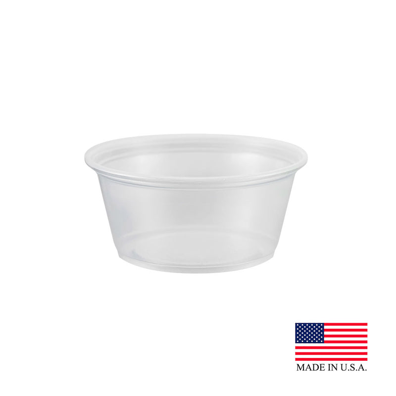 Conex Clear 3.25 oz. Polypropylene Portion Container 20/125 cs
