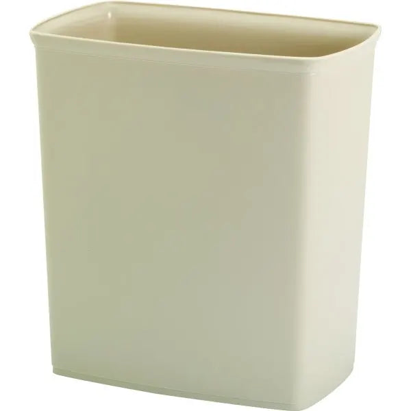 Hapco 9 Quart Plastic Trash Can, Bone