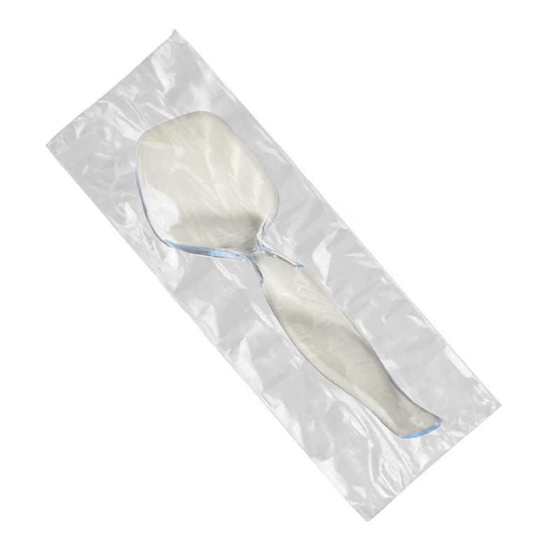 Wrapped Platter Pleasers Clear 8.5" Plastic Serving Spoon 144/cs