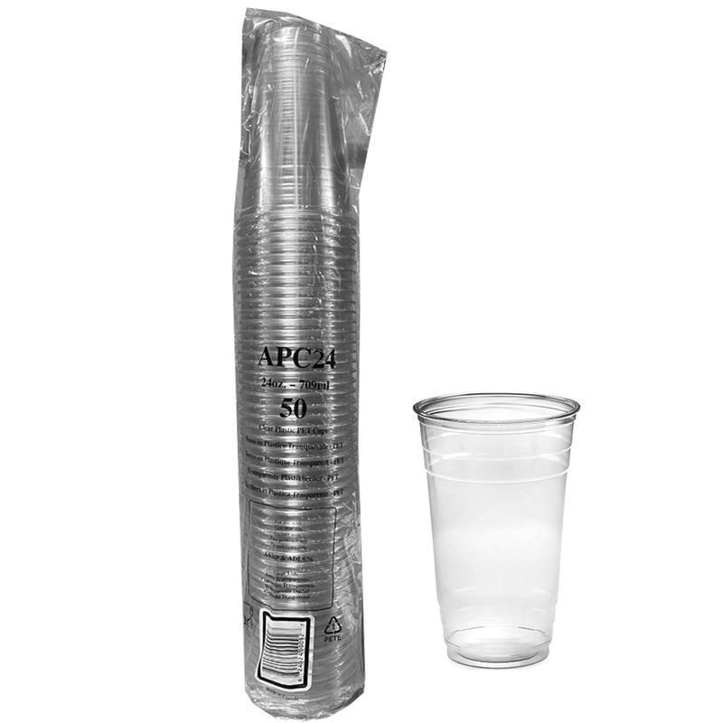 Clear 24 oz. PET Cold Cup 12/50 cs