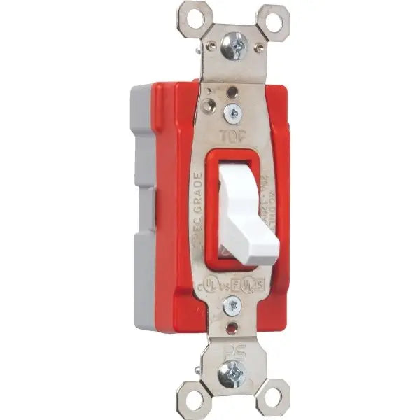 Legrand 20 Amp 1-Pole Toggle Switch (White)