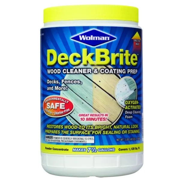 Rust-Oleum Wolman Deckbrite 3 Lb Wood Cleaner, Coating Prep