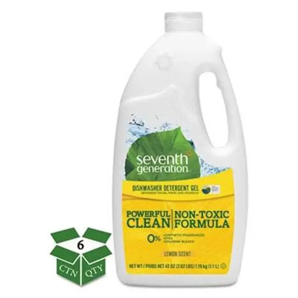 Seventh Generation 42 Ounce Dishwasher Gel (Lemon Scent)