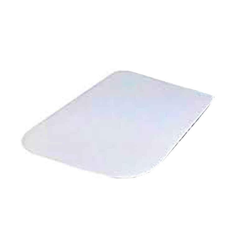 Silver/White 2 lb. Foil Laminated Oblong Board Lid For Aluminum Pan Bulk 500/cs