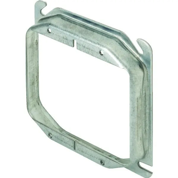 Hubbell 4 In 1/2 In Raised 1-Device Square Cover (Gray)