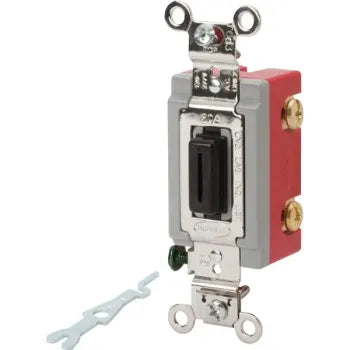 Hubbell-Pro 15 Amp 120/277 Vac 2-Position Locking Toggle Switch