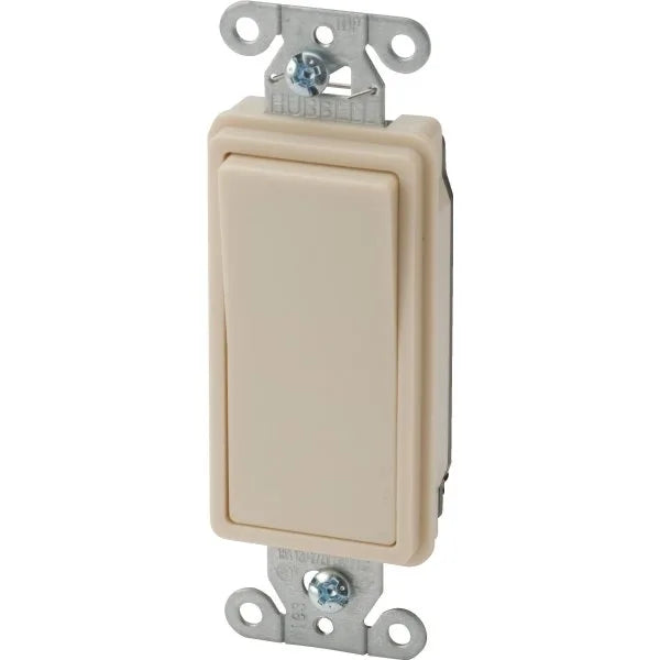 Hubbell-Pro 15 Amp 120/277 Vac 2-Position Commercial-Grade Decorator Switch