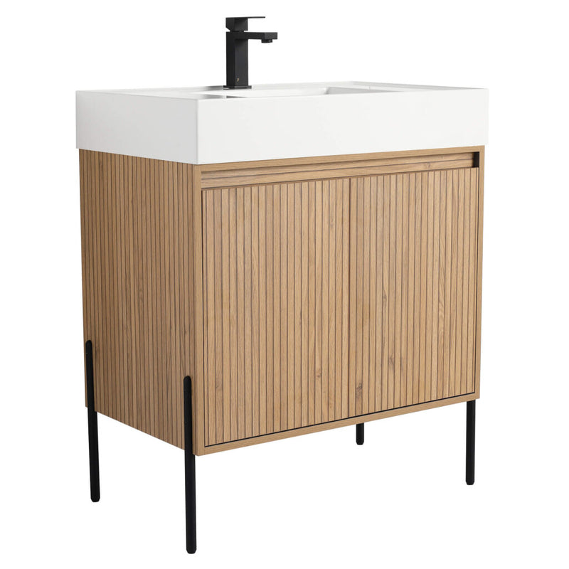 Crownpoint Vanity- White Gloss Sink