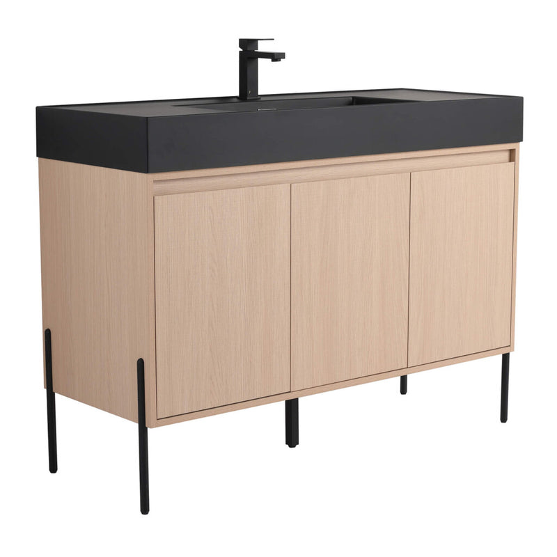 Crownpoint Vanity- Black Matte Sink