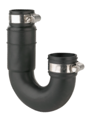 FLEXIBLE RUBBER DRAIN TRAP - 1-1/2"