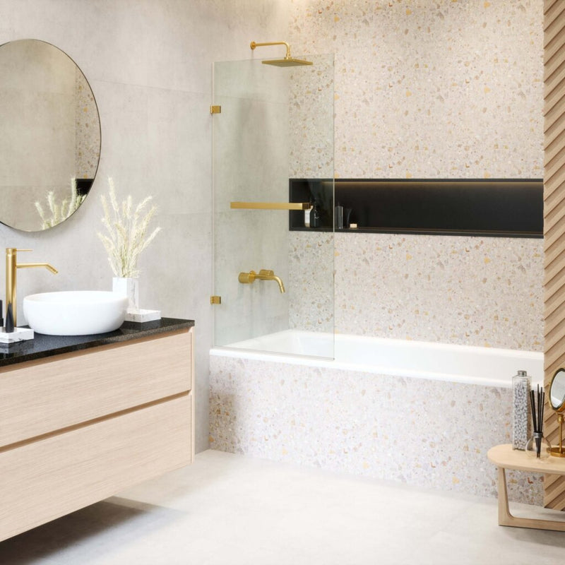 Tub Door Pivot Frameless