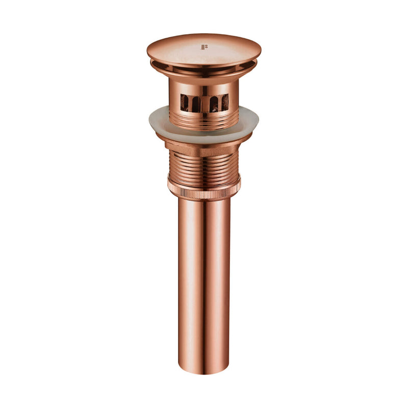 Pop Up Drain With Strainer Basket