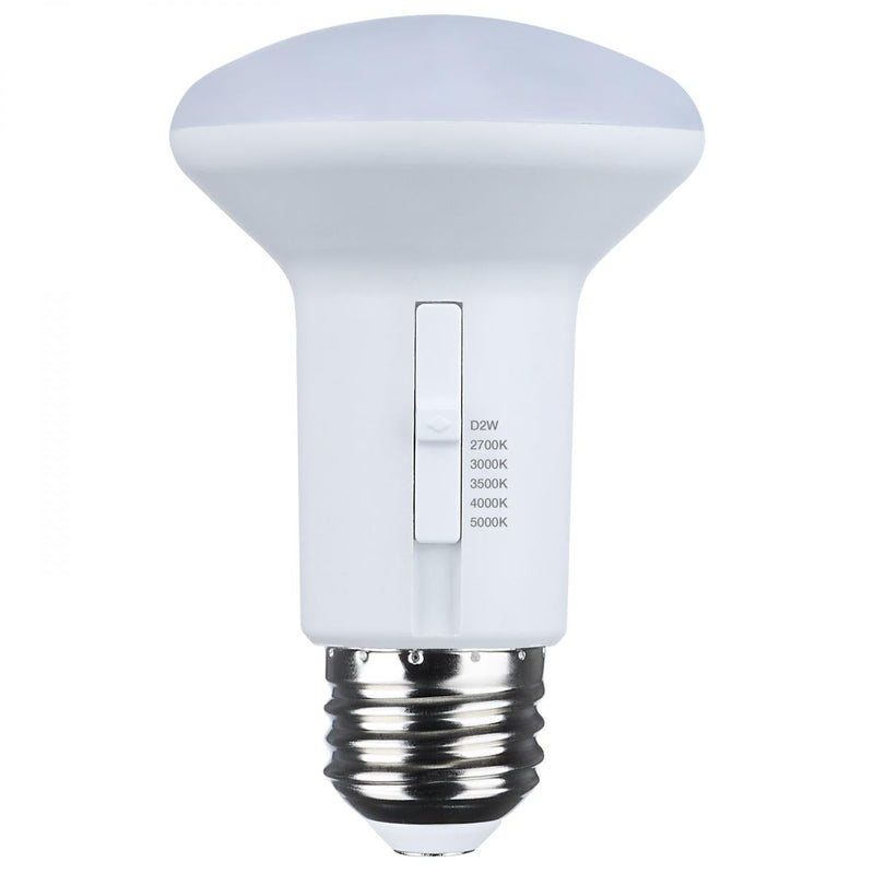 LED, 27K/30K/35K/40K/50K CCT Selectable, Dim to Warm, White Finish,120 Volt