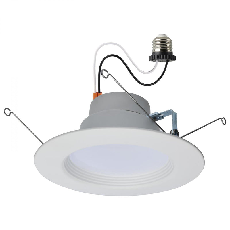 LED Retrofit Downlight, Wattage Selectable, CCT and Lumens Selectable, Color Quick and Power Quick Technology
