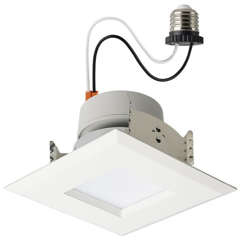 LED Retrofit Downlight, Wattage Selectable, CCT and Lumens Selectable, Color Quick and Power Quick Technology