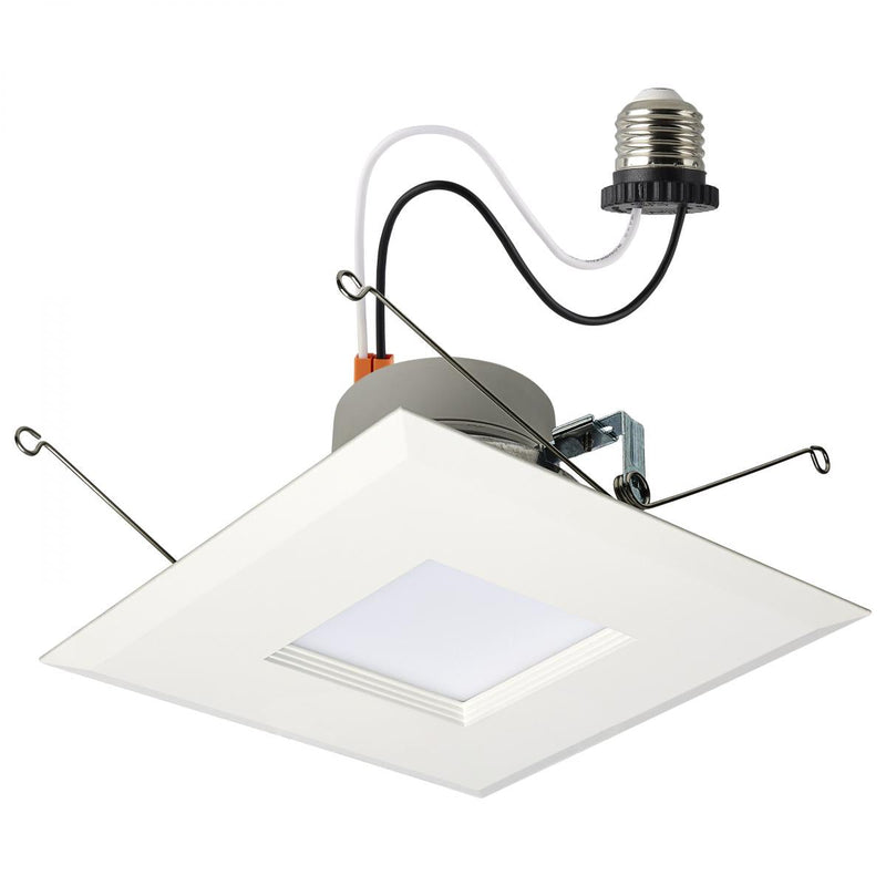 LED Retrofit Downlight, Wattage Selectable, CCT and Lumens Selectable, Color Quick and Power Quick Technology