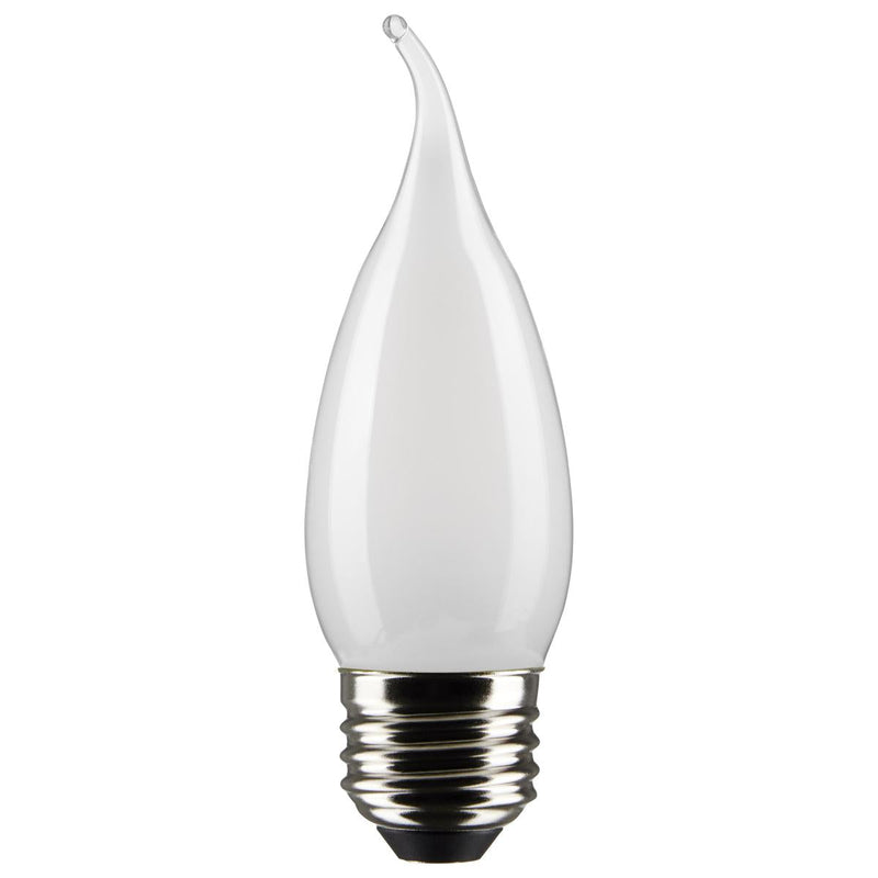 3 Watt CA10 LED Candelabra base, 25 Watt Replacement Filament Lamps 90 CRI, 120 Volt