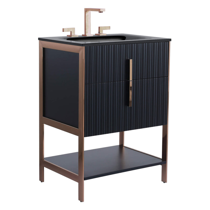 Serenity Vanity - Hardware/ Satin Brass