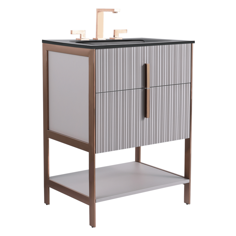 Serenity Vanity - Hardware/ Satin Brass