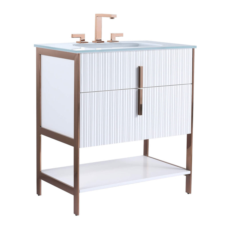 Serenity Vanity - Hardware/ Rose Gold