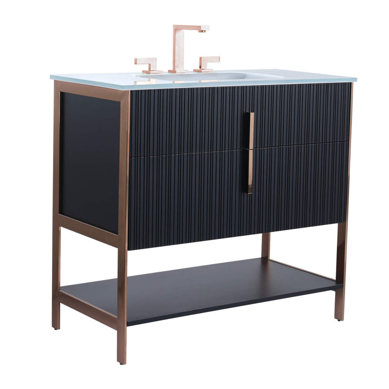 Serenity Vanity - Hardware/ Rose Gold