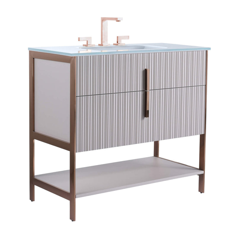 Serenity Vanity - Hardware/ Rose Gold