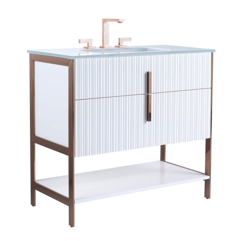 Serenity Vanity - Hardware/ Rose Gold