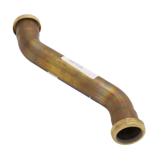 Double Offset S/J Connect  W/Nuts and Washers Rough Brass