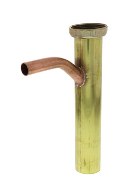 Tailpiece Dishwasher Brass 1/2" Copper Long Branch