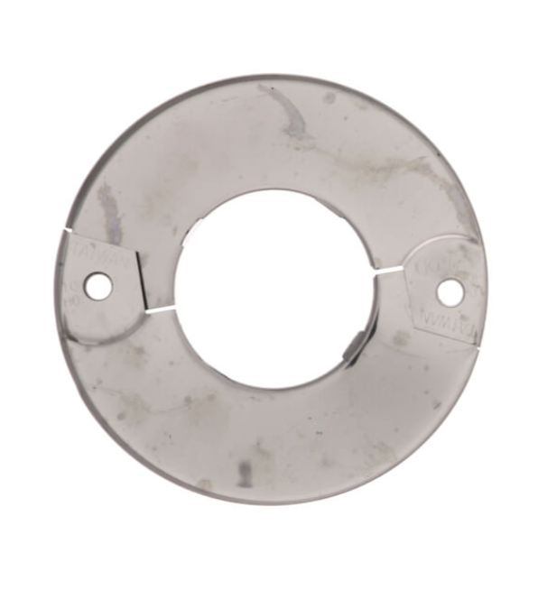 Floor & Ceiling Plates Chrome - Steel Pipe
