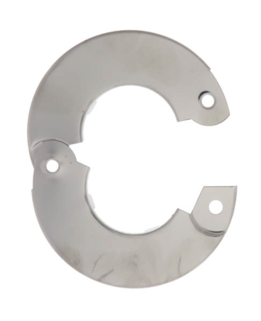 Floor & Ceiling Plates Chrome - Steel Pipe