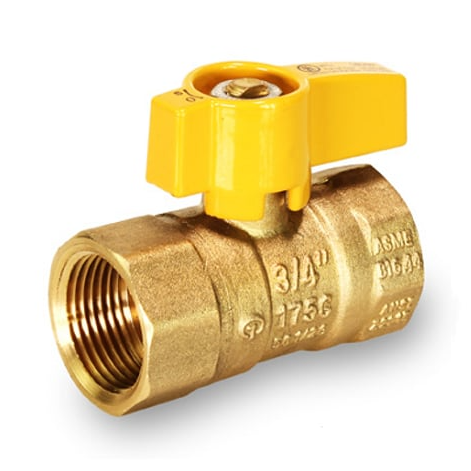 Gas Ball Valve 45Y Series FIP x FIP