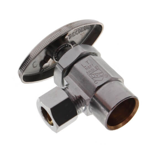 Angle Stop Valve Multi Turn Sweat x OD Compression L/Free