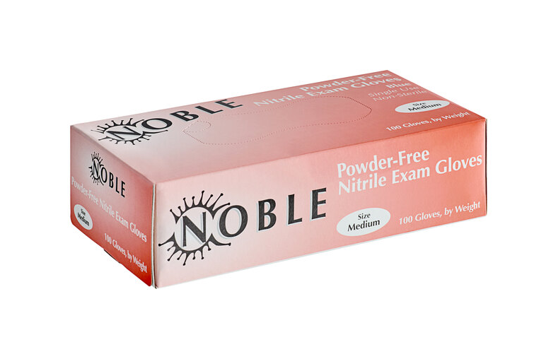 Blue P/Free Disposable Nitrile 4 Mil Thick Textured Exam Gloves 100/PC