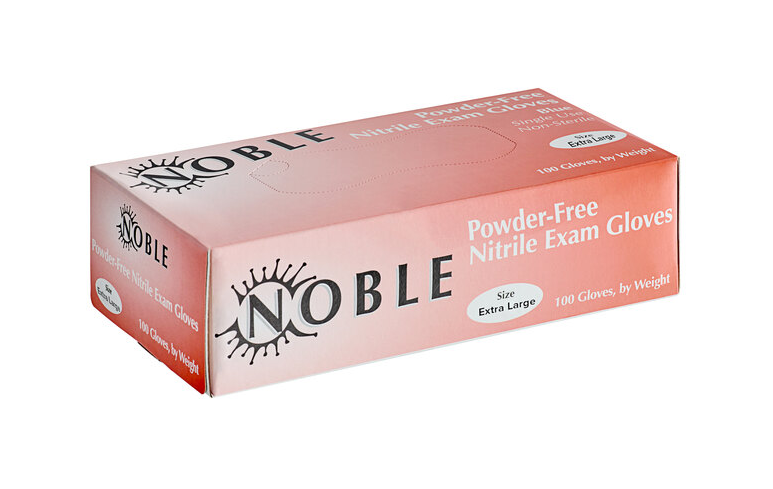 Blue P/Free Disposable Nitrile 4 Mil Thick Textured Exam Gloves 100/PC