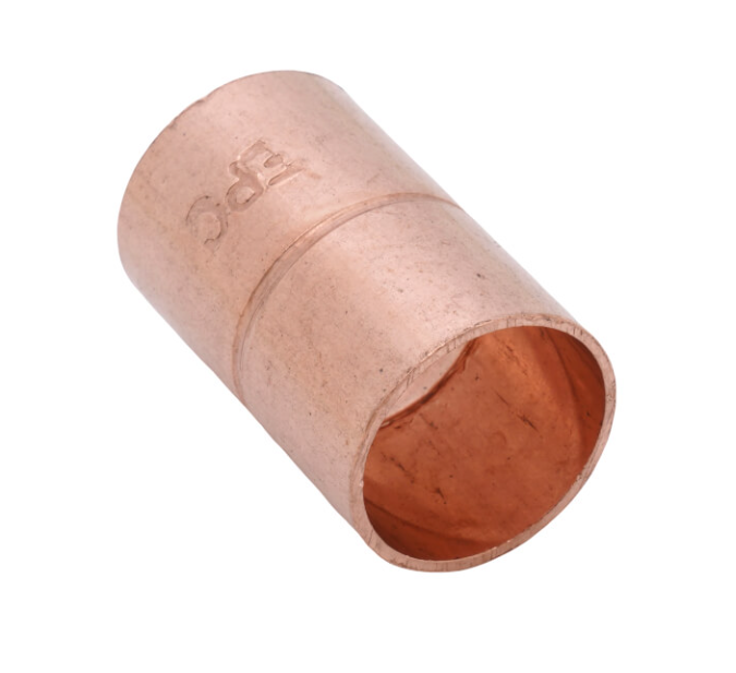 Copper Coupling W/ Roll Stop