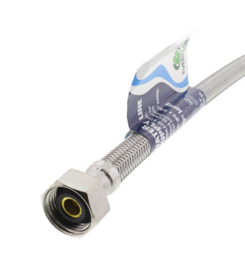 Braided Faucet Supply Connector Line  1/2” IPS X 3/8” COMP L/Free