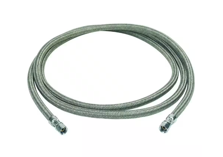 Braided Polymer Icemaker Supply Hose 1/4" x 1/4"