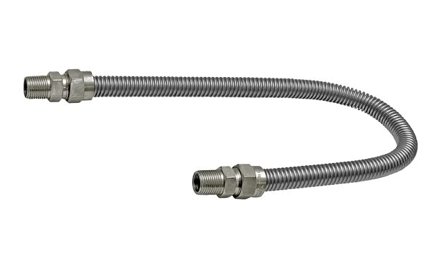 Gas Connector Gas Range / Furnace 5/8” OD 1/2” ID