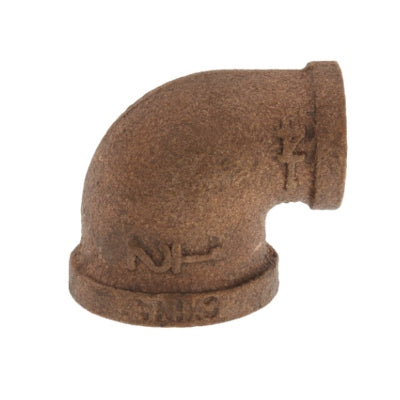 1/2" Base 90° Reducing Brass Elbow (Lead Free)