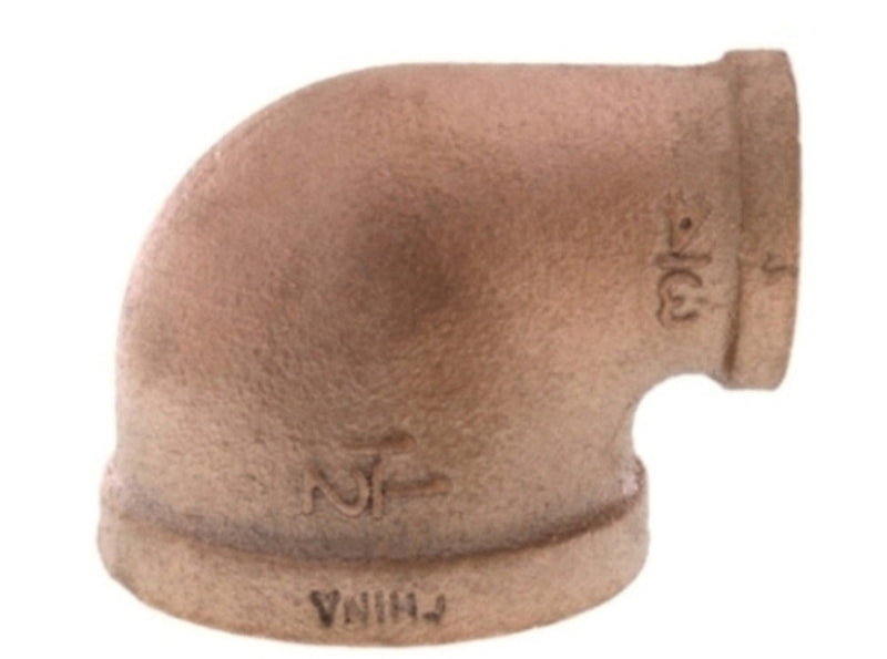 1-1/2" Base 90° Reducing Brass Elbow (Lead Free)