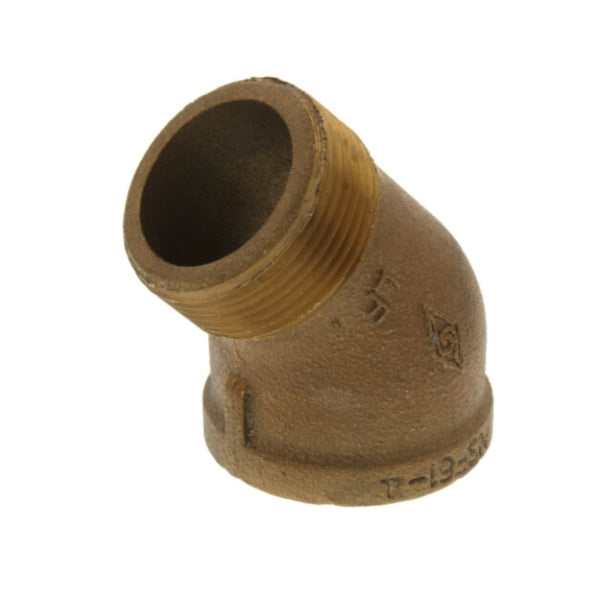 45° Street Elbow Brass, Lead Free (Threaded)